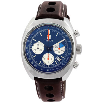 Heritage Chronograph Automatic Blue Dial Watch T124.427.16.041.00