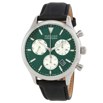 Heritage Chronograph Quartz Green Dial Watch