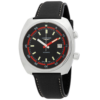 Heritage Diver Automatic Black Dial Watch L2.795.4.52.0