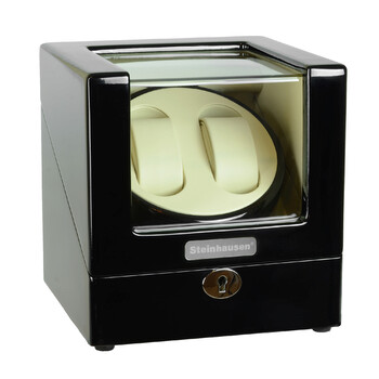 Heritage Onyx Double Watch Winder SW1802