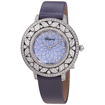 Heure du Diamant Quartz Diamond Mother of Pearl Dial Watch