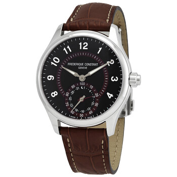 Horological Quartz Brown Leather Smart Watch FC285BBR5B6BR