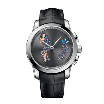 Hourstriker Grey Dial Watch 6109130E2PINUP