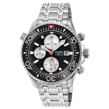 Hudson Yards Chronograph Automatic Black Dial Watch 48814B