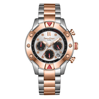 Hybrid Chronograph Hand Wind White Dial Watch SE1772