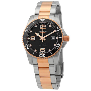 HydroConquest Automatic Black Dial Watch L3.781.3.58.7