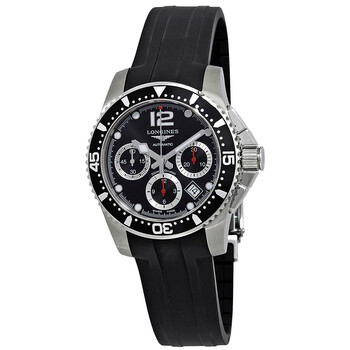 HydroConquest Chronograph Black Dial Watch L37444562