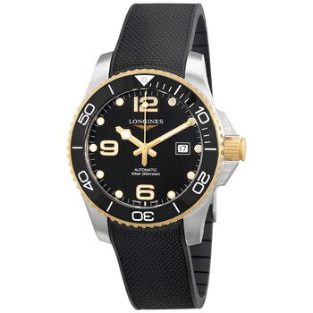 Hydroconquest Automatic Black Dial Watch L3.782.3.56.9