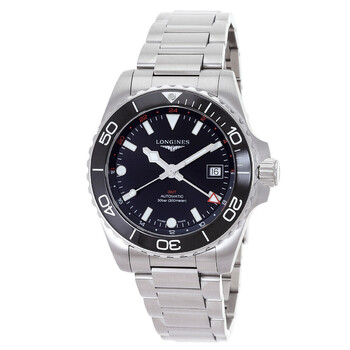 Hydroconquest Automatic Black Dial Watch L3.790.4.56.6