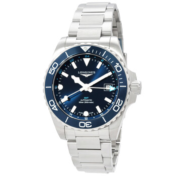 Hydroconquest GMT Automatic Blue Dial Watch L3.790.4.96.6