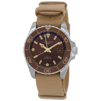 Hydroconquest GMT Automatic Brown Watch L3.790.4.66.2