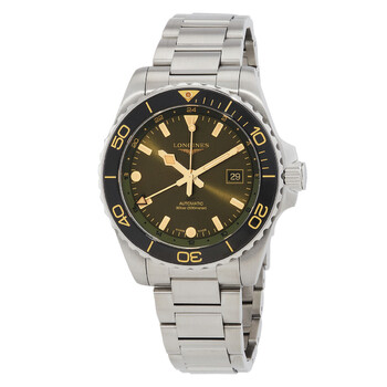 Hydroconquest GMT Automatic Green Dial Watch L3.890.4.06.6