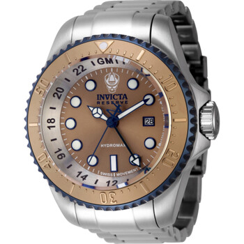 Hydromax GMT Date Quartz Khaki Dial Watch