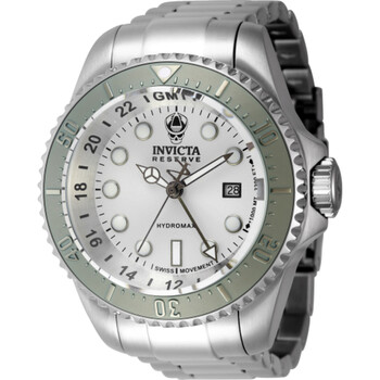 Hydromax GMT Date Quartz Silver Dial Watch