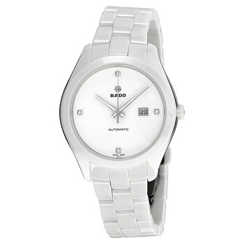 Hyperchrome Automatic White Dial White Ceramic Diamond Watch R32258702