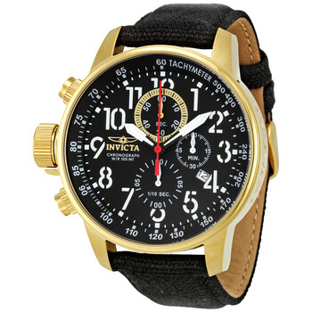 IForce Lefty Chronograph Black Dial Goldtone Lefty Watch