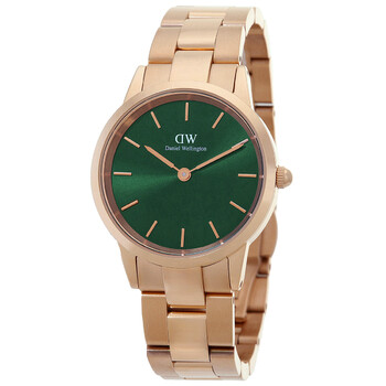 Iconic Link Emerald Quartz Green Dial Watch DW00100420