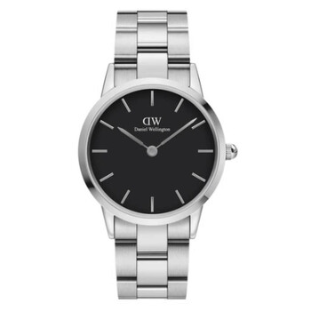 Iconic Link Quartz Black Dial Watch DW00100208