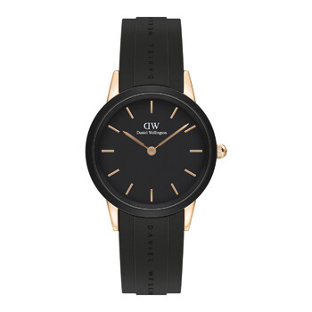 Iconic Motion Quartz Black Dial Watch DW00100426