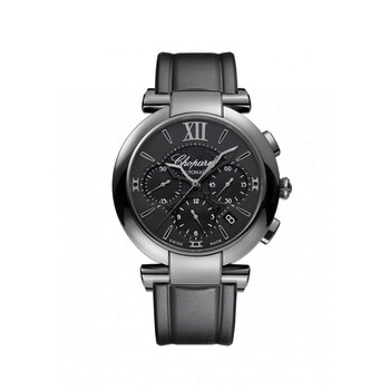 Imperiale Black Dial Black Rubber Watch