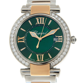 Imperiale Green Dial Diamond Two Tone Watch