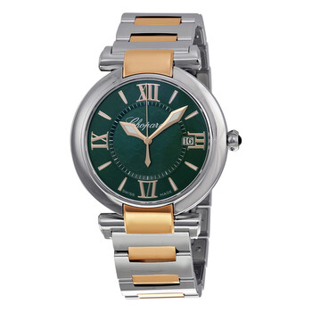 Imperiale Green Dial Stainless Steel and 18kt Rose Gold Watch