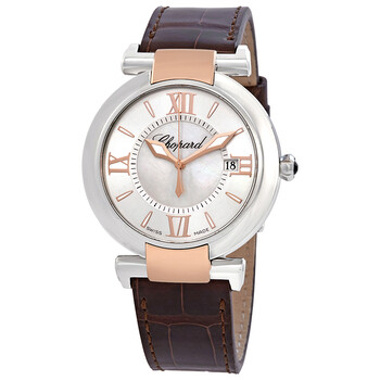 Imperiale Mother of Pearl Dial Leather Watch 3885326001BR