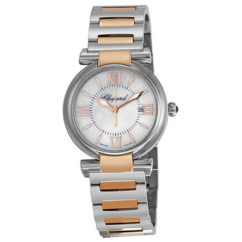 Imperiale Mother of Pearl Dial Stainless Steel and 18kt Rose Gold Watch
