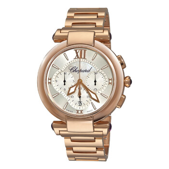Imperiale Silver Dial 18kt Rose Gold Chronograph Watch