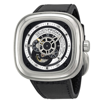 Industrial Essence Silver and Black Dial Automatic Watch P11