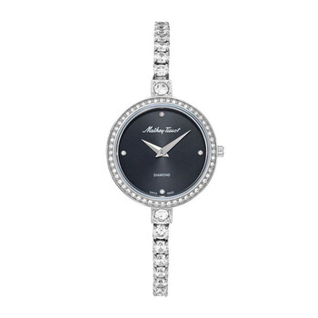 Infinity Quartz Diamond Black Dial Watch D986SAN