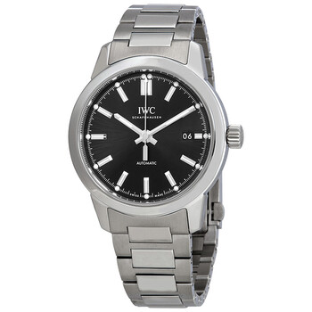 Ingenieur Automatic Black Dial Watch IW357002