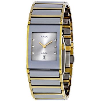 Integral Silver Dial Two Tone Ceramic Watch R20749702