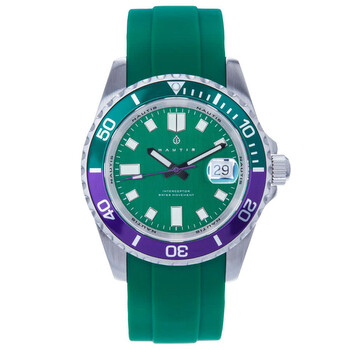 Interceptor Quartz Green Dial Watch 19161GH