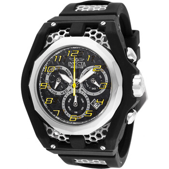 Invicta Racing Chronograph Quartz Black Dial Watch
