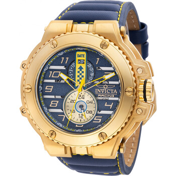 Invicta Racing Downforce GMT Quartz Blue Dial Watch