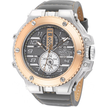 Invicta Racing Downforce GMT Quartz Gunmetal Dial Watch