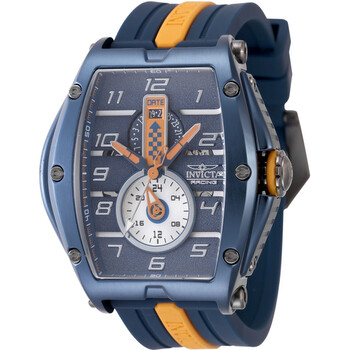 Invicta Racing GMT Quartz Blue Dial Watch