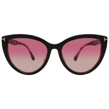 Isabella Sand Pink Gradient Cat Eye Sunglasses FT0915 05F