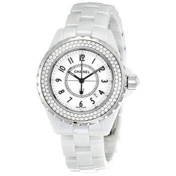 J12 Diamond White Ceramic Watch H0967