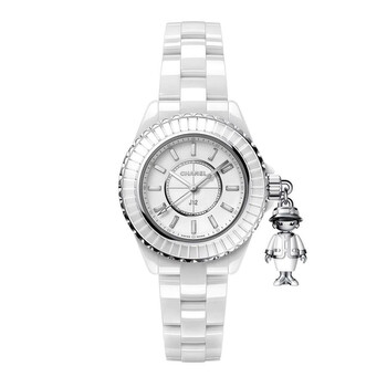 J12 Quartz Diamond White Dial Watch H6478