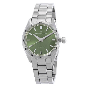 Jazzmaster Automatic Green Dial Watch H36105160