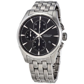 Jazzmaster Chronograph Automatic Black Dial Watch H32586181