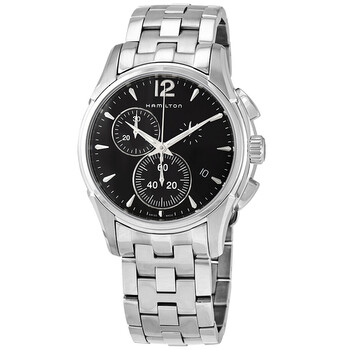 Jazzmaster Chronograph Quartz Black Dial Watch H32612131