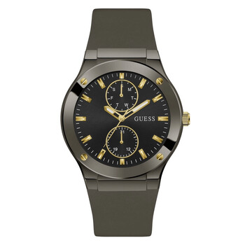 Jet Quartz Black Dial Watch GW0491G1
