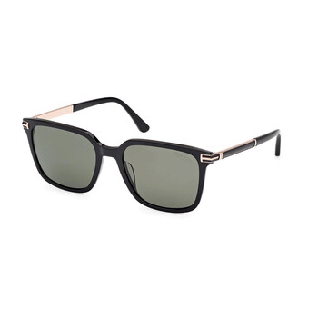 Jochem Polarized Green Square Sunglasses FT1183 01R