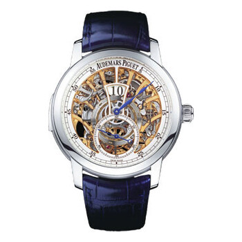 Jules Audemars Jumping Hour Skeleton Dial Watch 26356PTOOD028CR01
