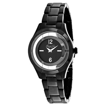 Kenneth  Cole Black Dial Black Ionplated Watch