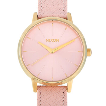 Kensington Quartz Pale Pink Leather Watch A108281300