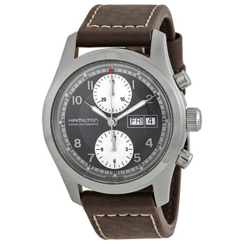 Khaki Field Automatic Chronograph Black Dial Watch H71566583